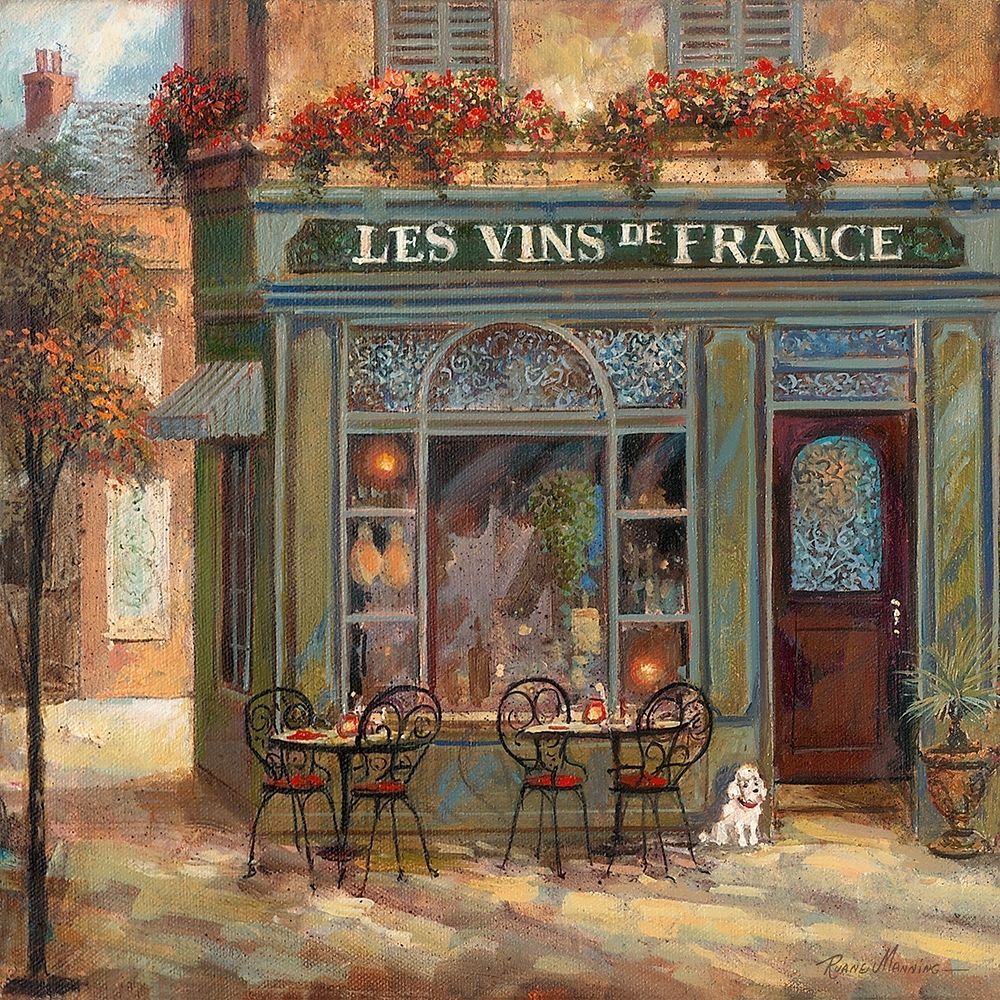 Wall Art Painting id:352132, Name: Wine Shop, Artist: Manning, Ruane