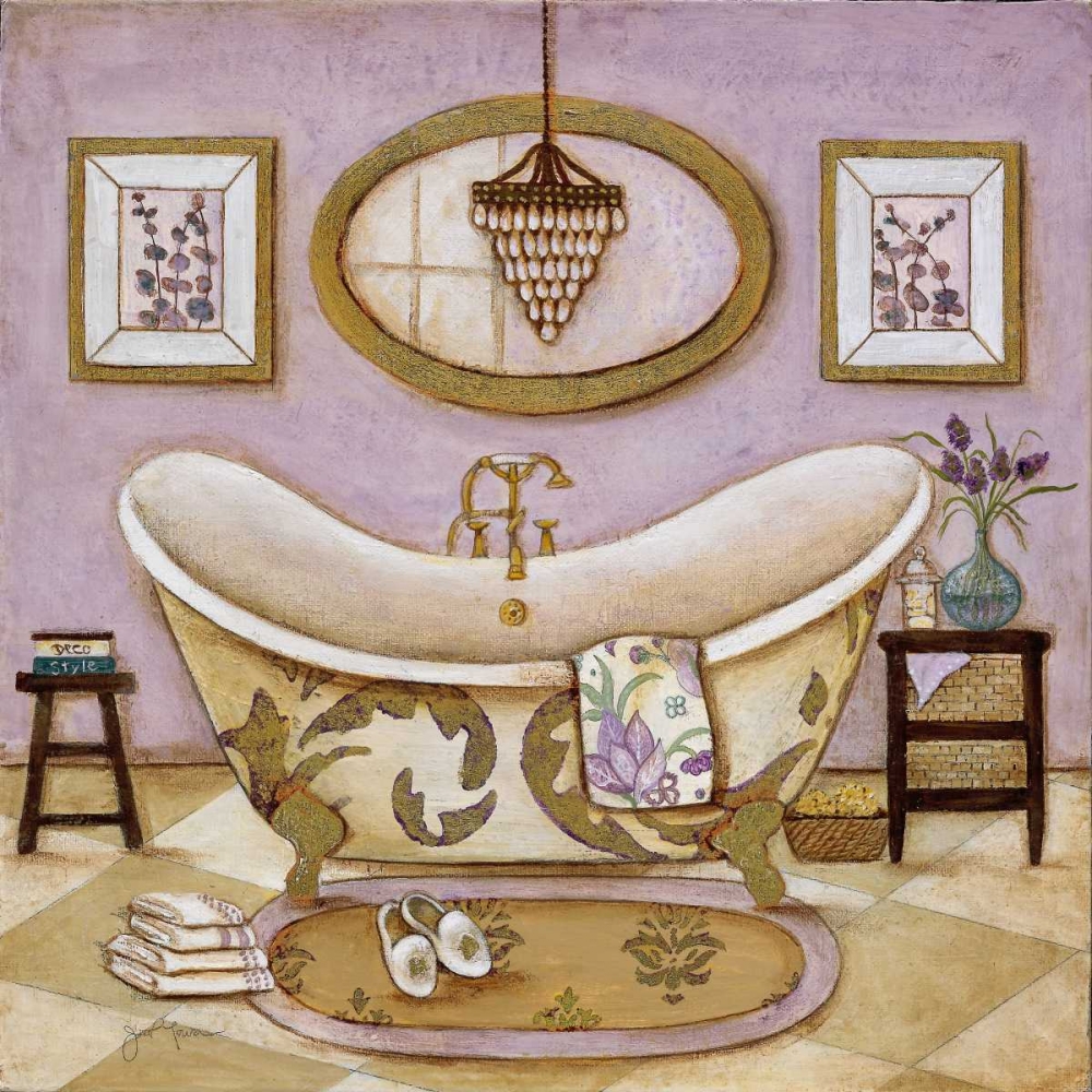 Wall Art Painting id:21528, Name: Lavender Bath II, Artist: Tava Studios
