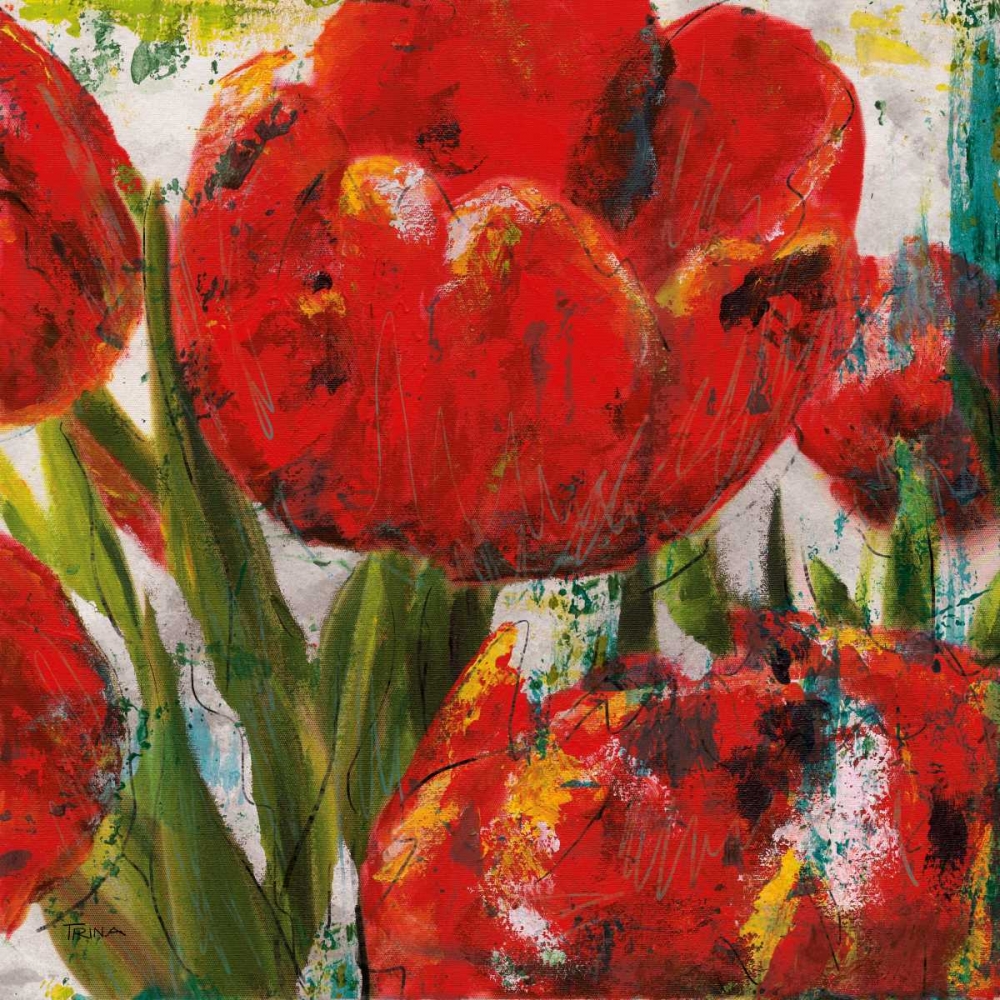 Wall Art Painting id:21640, Name: Painted Tulips II, Artist: Craven, Katrina
