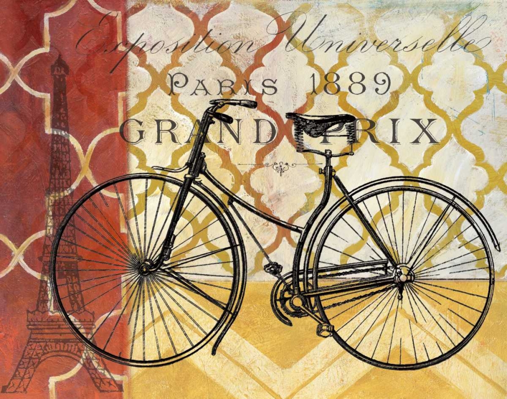 Wall Art Painting id:34247, Name: Cyclisme I, Artist: Nan