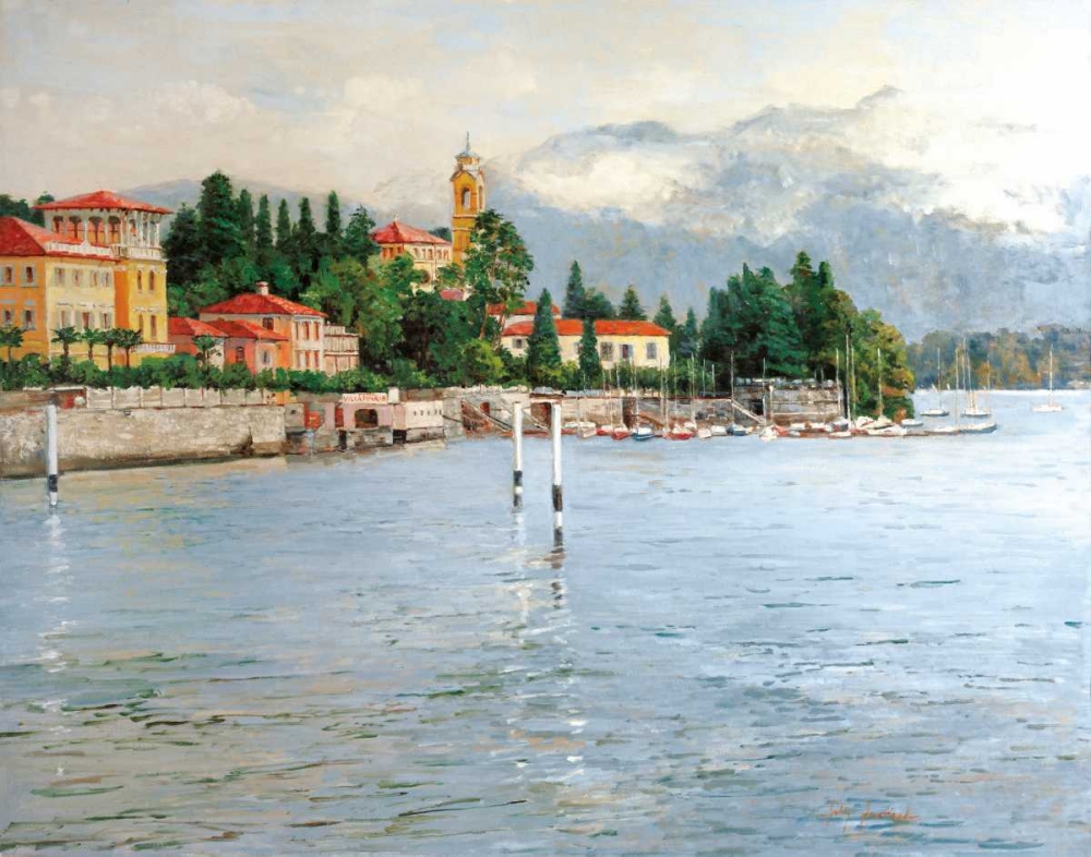 Wall Art Painting id:34219, Name: Lake Como, Artist: Swatland, Sally