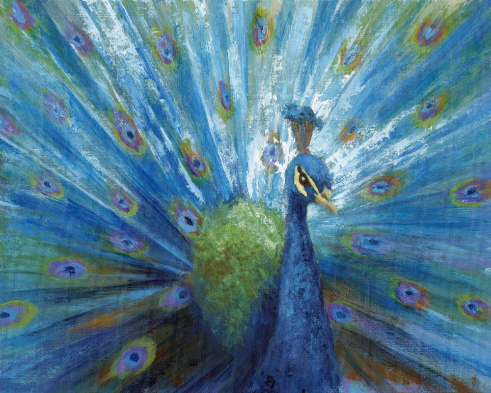 Wall Art Painting id:55590, Name: Majestic in Blue, Artist: Nan
