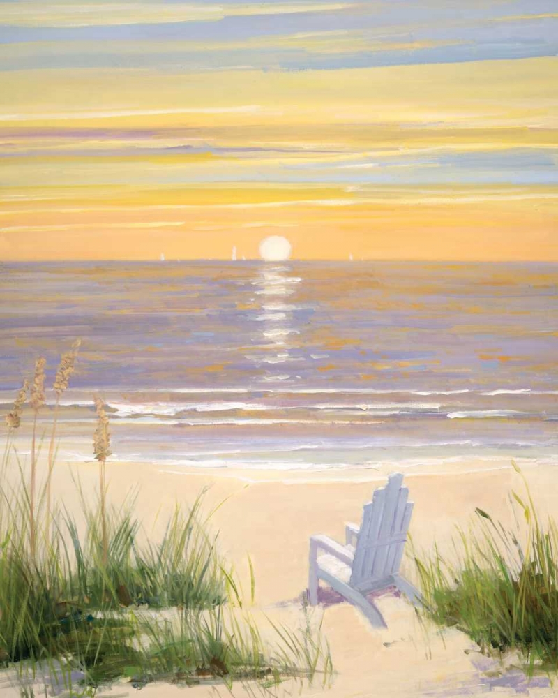 Wall Art Painting id:95459, Name: Beach at Sunset II, Artist: Swatland, Sally