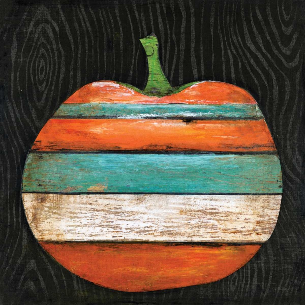 Wall Art Painting id:101968, Name: Striped Pumpkin, Artist: Tava, Janet