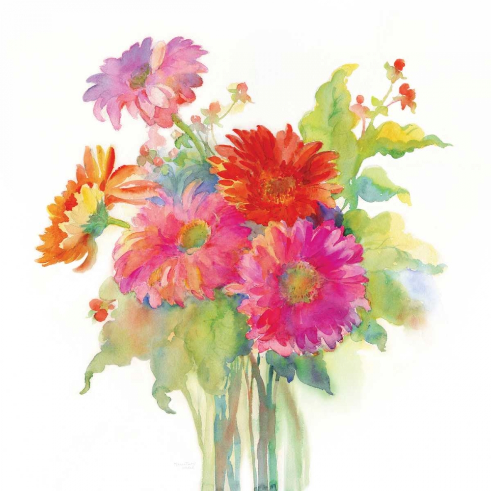 Wall Art Painting id:124519, Name: Mixed Bouquet, Artist: Troise Heidel, Theresa