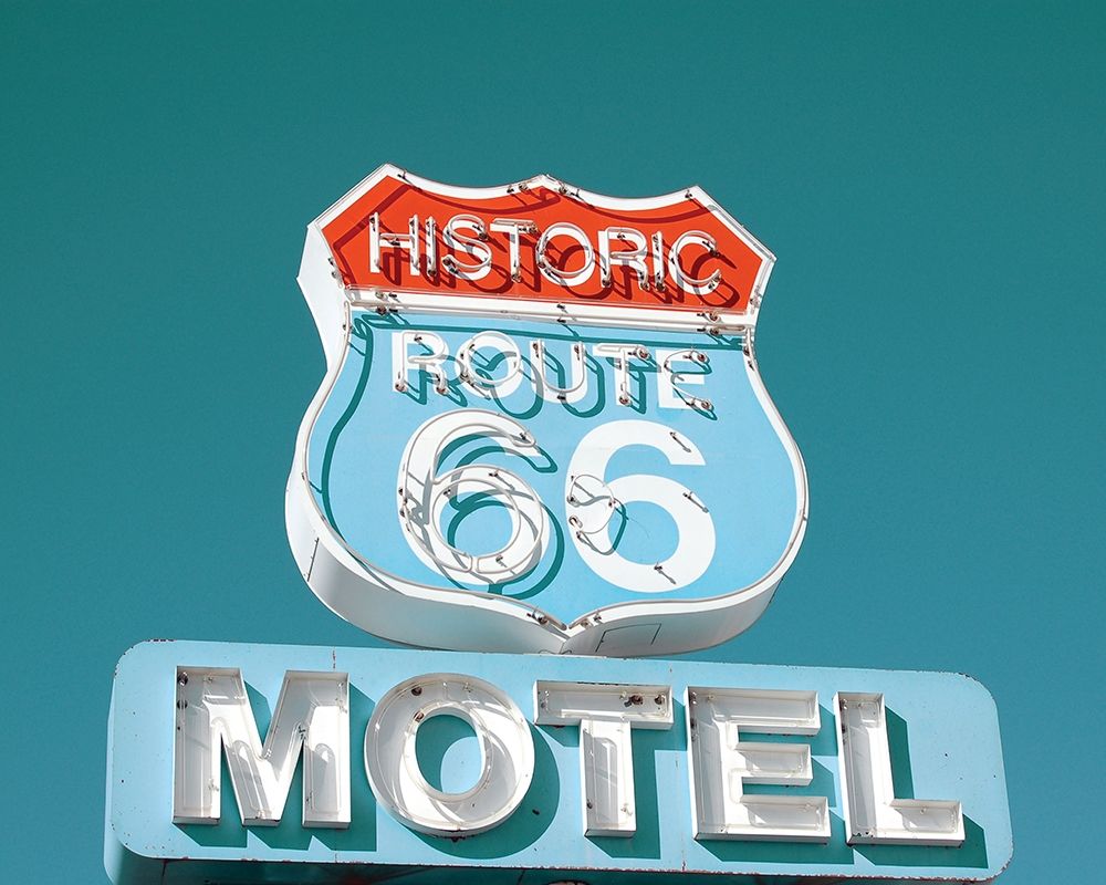 Wall Art Painting id:189866, Name: Retro Route 66, Artist: Delimont, Danita