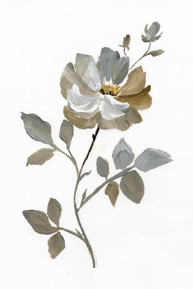 Wall Art Painting id:190071, Name: Neutral Rose I, Artist: Nan