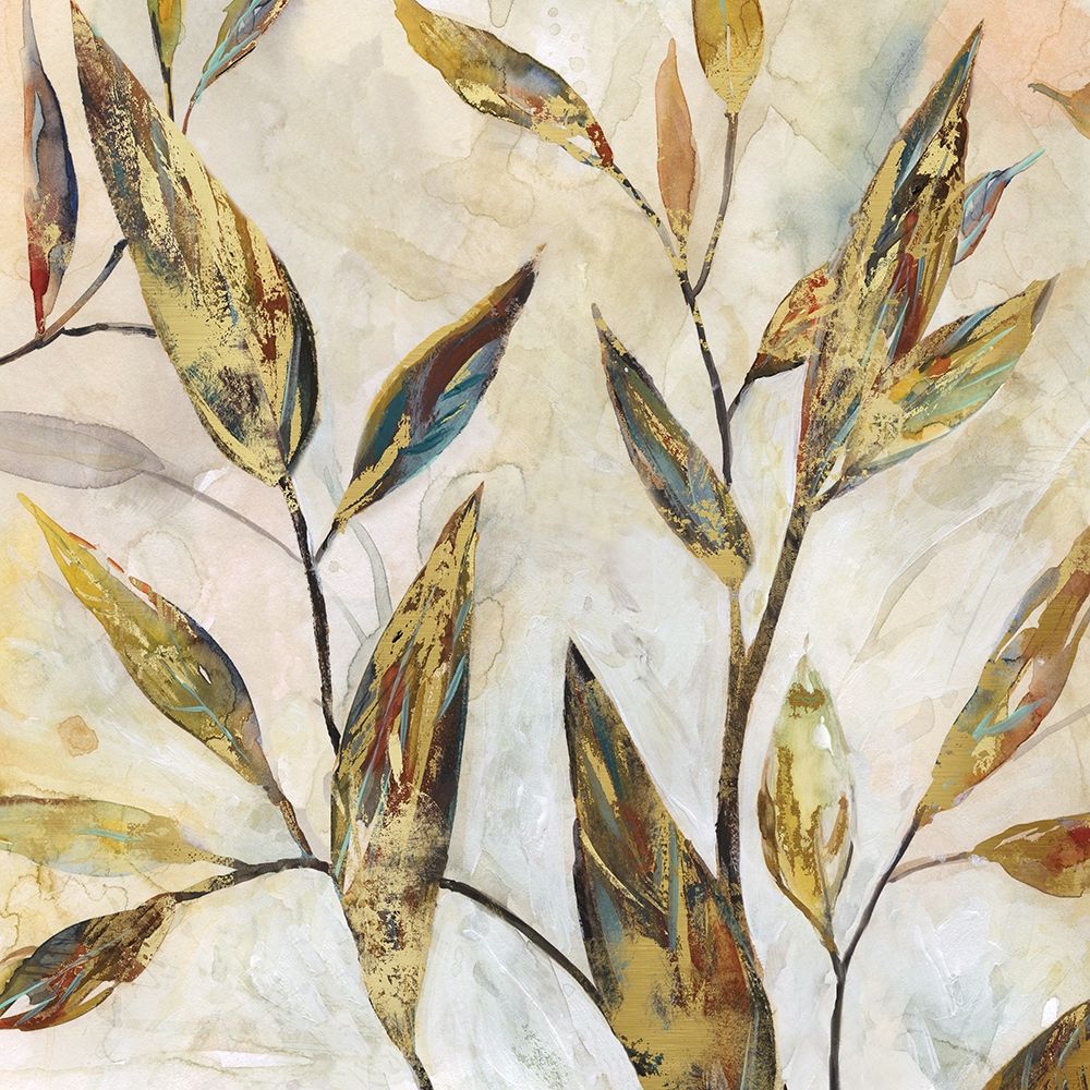 Art Print: Gilded Leaves II