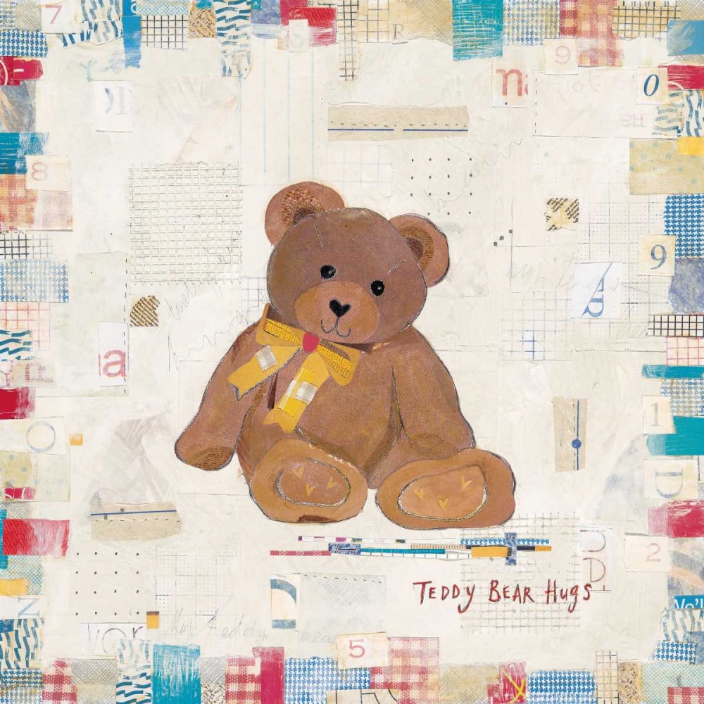 Wall Art Painting id:21669, Name: Teddy Bear Hugs, Artist: Pope, Kate and Elizabeth