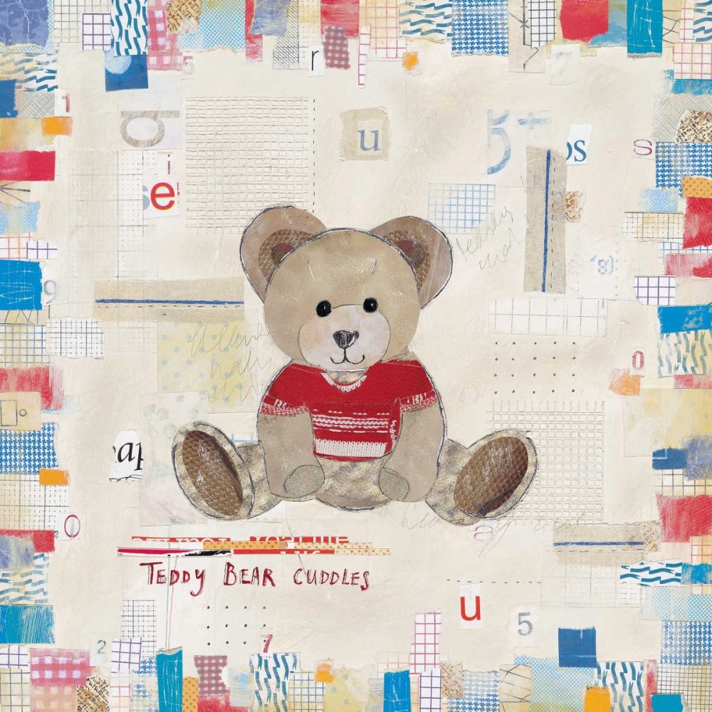 Wall Art Painting id:21671, Name: Teddy Bear Cuddles, Artist: Pope, Kate and Elizabeth