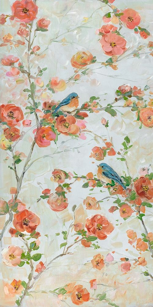 Wall Art Painting id:219732, Name: Bluebirds, Artist: Swatland, Sally