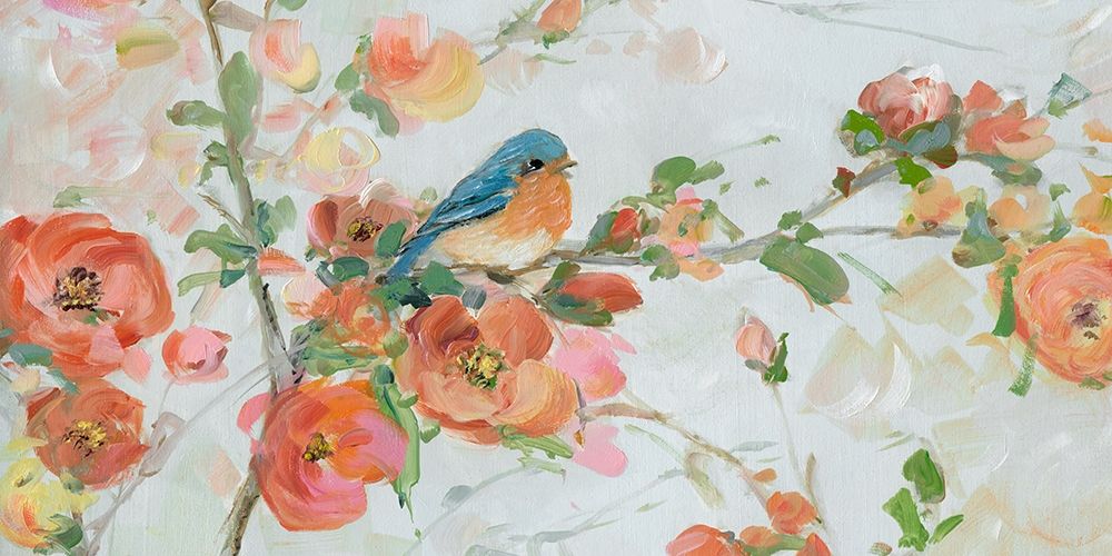 Art Print: Bluebird Spring Day I