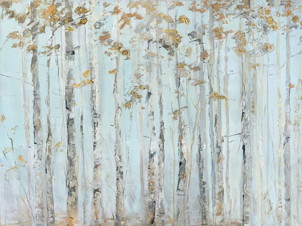 Wall Art Painting id:246543, Name: Soft Birch Forest, Artist: Swatland, Sally