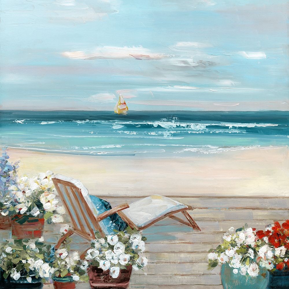 Wall Art Painting id:276228, Name: Beach House View, Artist: Swatland, Sally