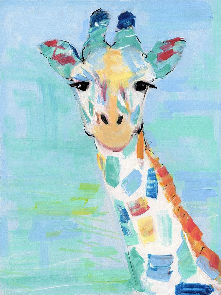 Wall Art Painting id:343126, Name: Cool Giraffe, Artist: Swatland, Sally