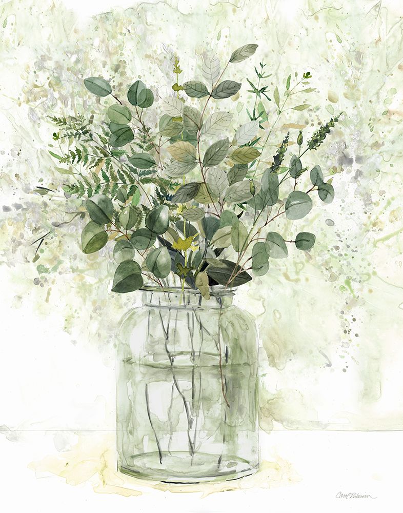 Wall Art Painting id:525328, Name: Delicate Greenery II, Artist: Robinson, Carol