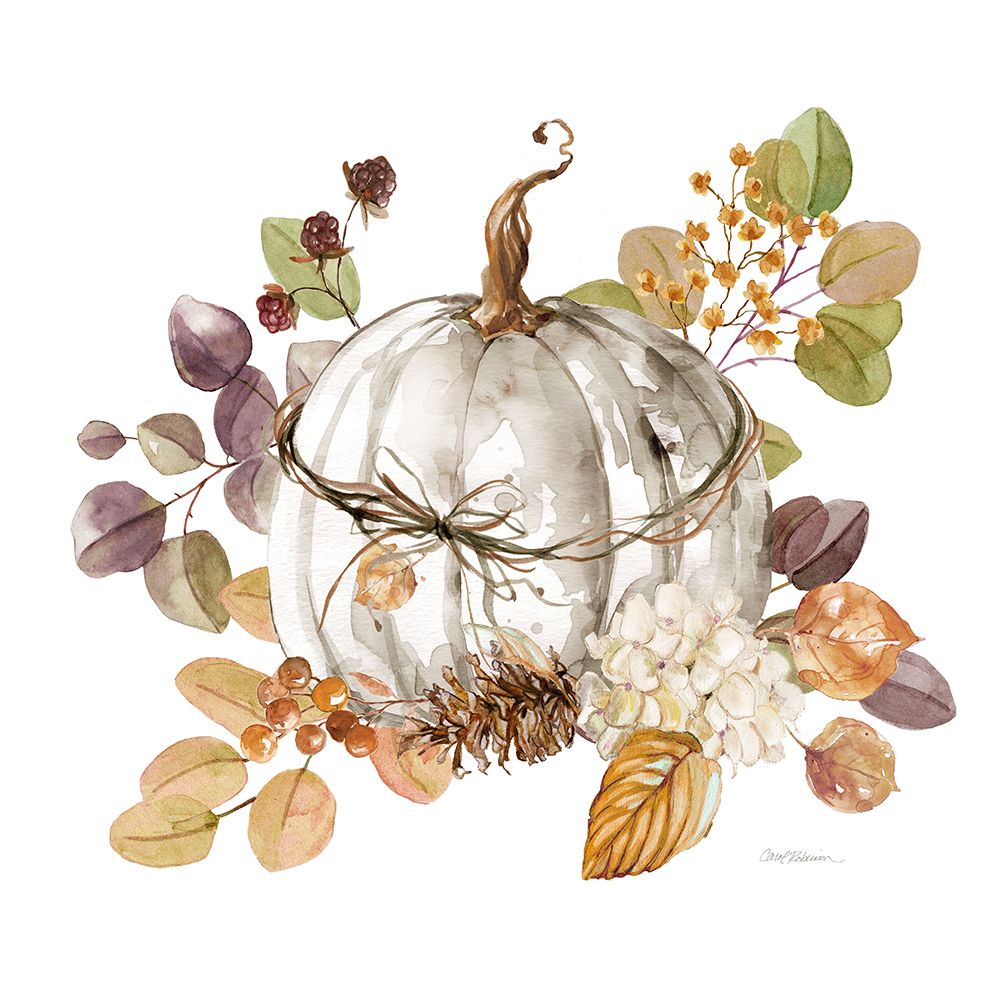 Wall Art Painting id:603293, Name: Autumn Beginnings Pumpkin II, Artist: Robinson, Carol