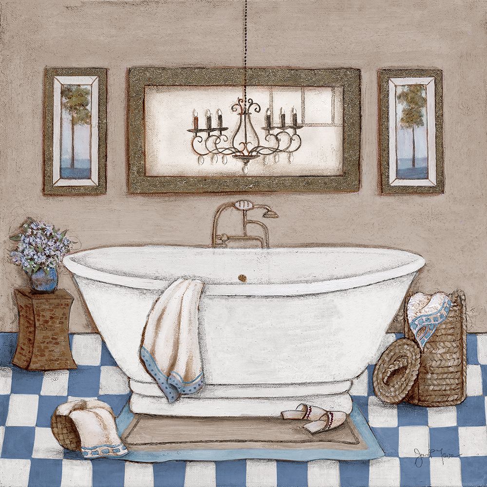 Wall Art Painting id:768308, Name: Relaxing Bath I, Artist: Tava Studios