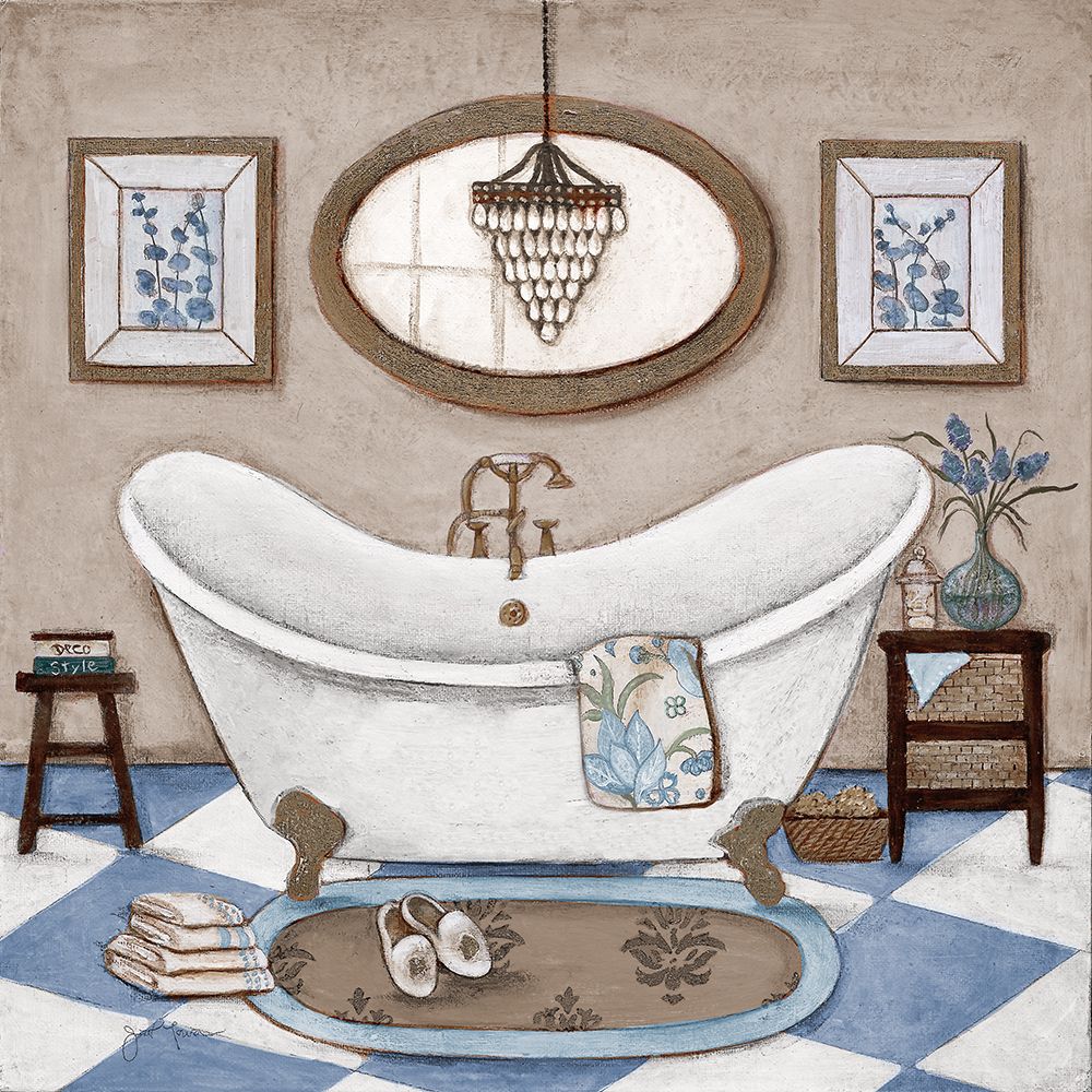 Wall Art Painting id:768309, Name: Relaxing Bath II, Artist: Tava Studios