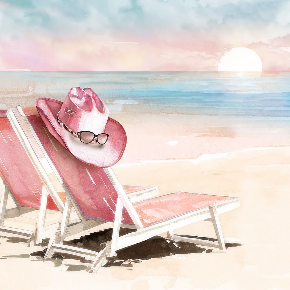 Art Print: Cowgirl Beach