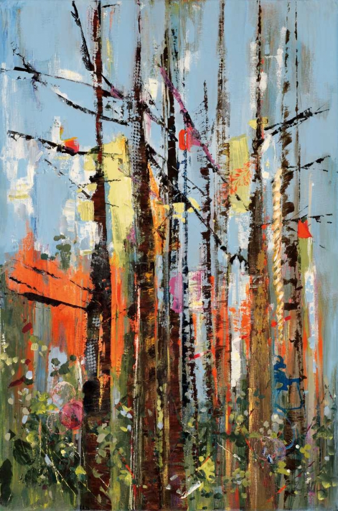 Wall Art Painting id:150214, Name: Eclectic Forest, Artist: Meyers, Rebecca