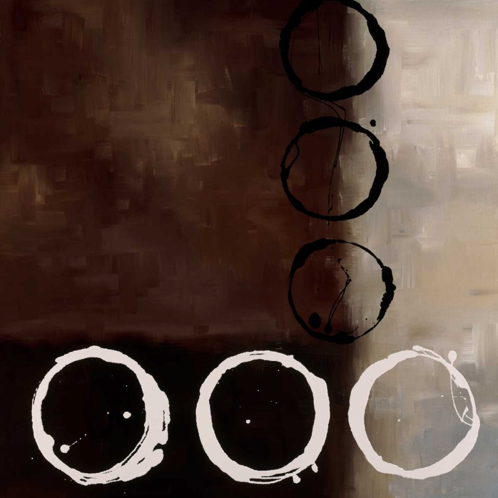 Art Print: Beige Circles II