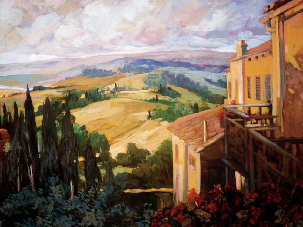 Wall Art Painting id:12458, Name: View to the Valley, Artist: Craig, Philip