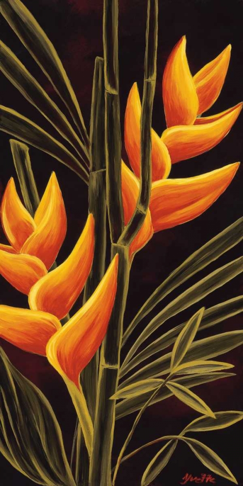 Wall Art Painting id:12978, Name: Heliconia, Artist: St. Amant, Yvette
