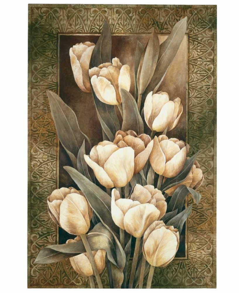 Wall Art Painting id:12804, Name: Golden Tulips, Artist: Thompson, Linda