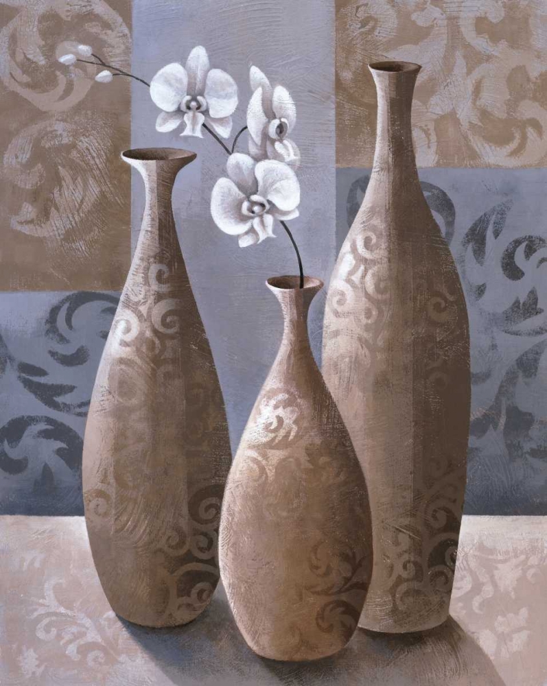Wall Art Painting id:13073, Name: Silver Orchids II, Artist: Mallett, Keith