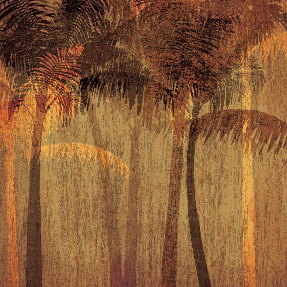 Wall Art Painting id:11509, Name: Sunset Palms I, Artist: Amori