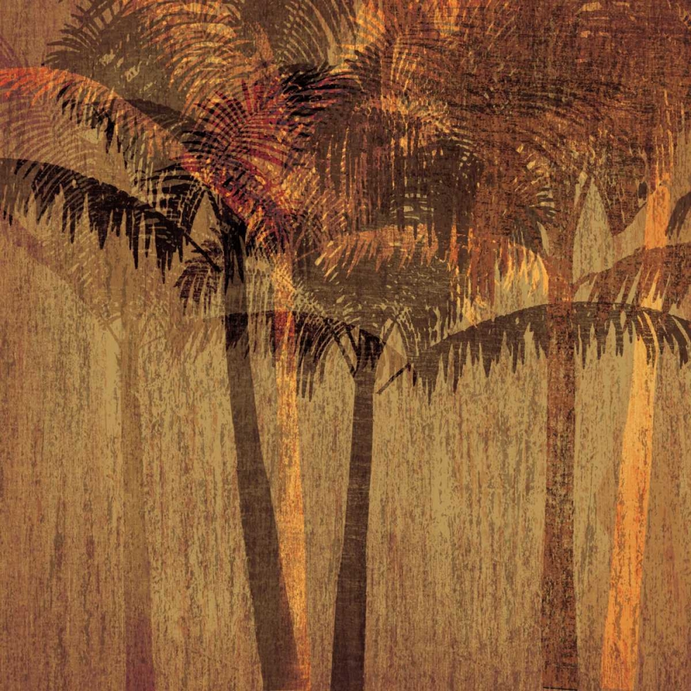 Wall Art Painting id:11510, Name: Sunset Palms II, Artist: Amori