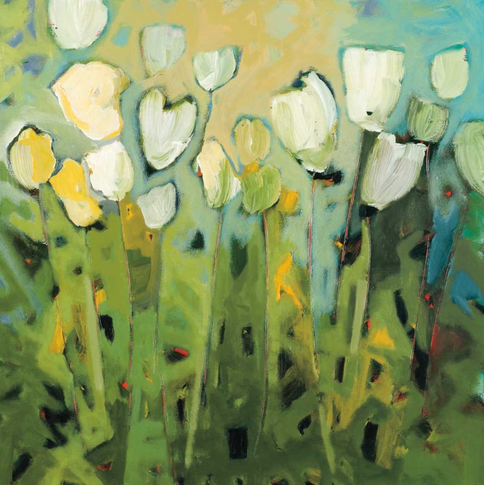 Art Print: White Tulips I