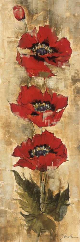 Wall Art Painting id:11870, Name: Strand of Poppies I, Artist: Jardine, Liz