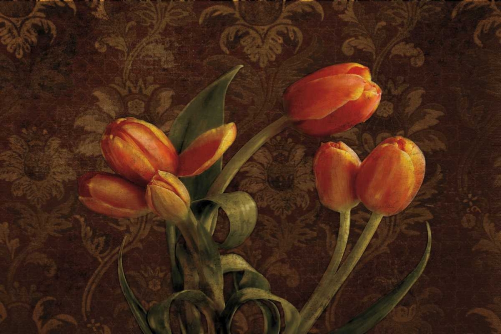 Art Print: Fleur de lis Tulips