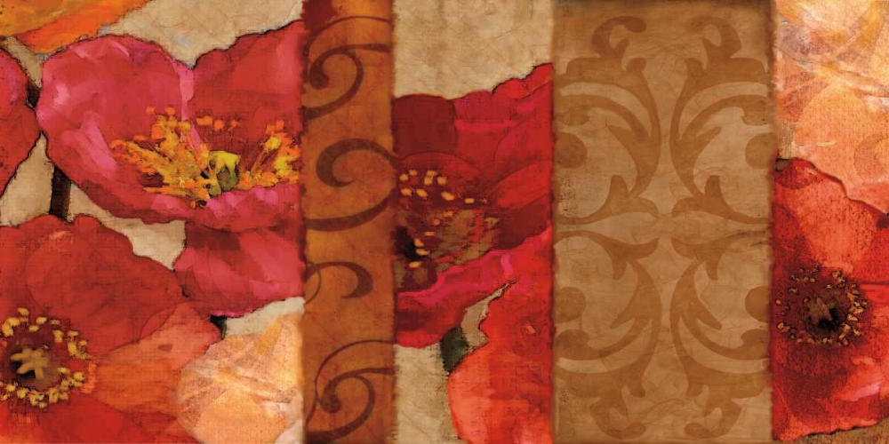 Wall Art Painting id:11572, Name: Poppy Patterns, Artist: Pahl, Janel