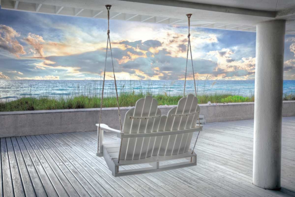 Wall Art Painting id:150292, Name: Swing At The Beach, Artist: Celebrate Life Gallery
