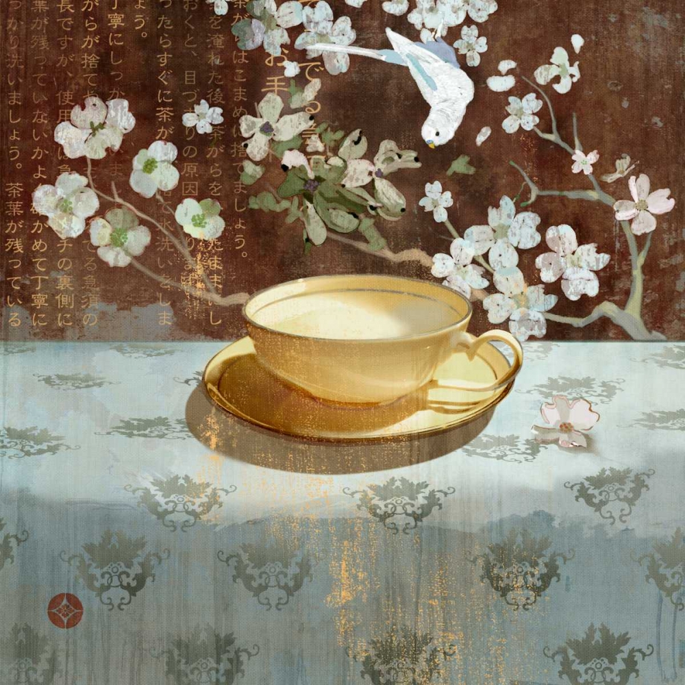 Wall Art Painting id:107555, Name: Regency Tea Cup, Artist: Evelia Designs