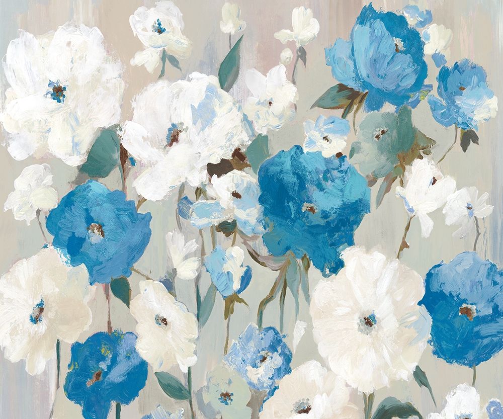 Wall Art Painting id:362350, Name: Blue Bouquet, Artist: Ella K