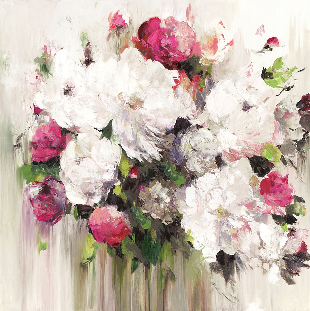 Wall Art Painting id:547975, Name: Bouquet of Pink Flowers, Artist: Ella K