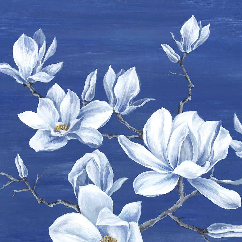 Wall Art Painting id:199468, Name: Blooming Magnolias I , Artist: Watts, Eva