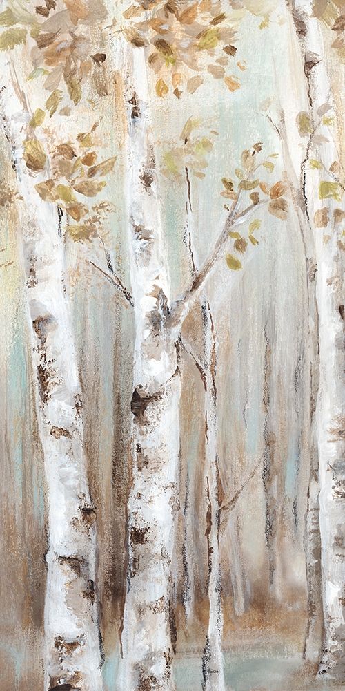 Wall Art Painting id:219950, Name: Sunset Birch Forest I , Artist: Watts, Eva