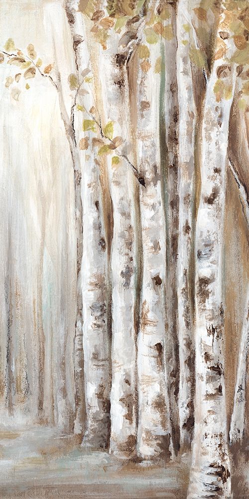 Wall Art Painting id:219951, Name: Sunset Birch Forest II , Artist: Watts, Eva