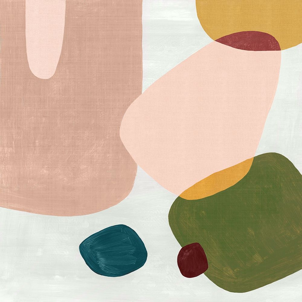 Wall Art Painting id:281246, Name: Pink Pebbles III , Artist: Watts, Eva