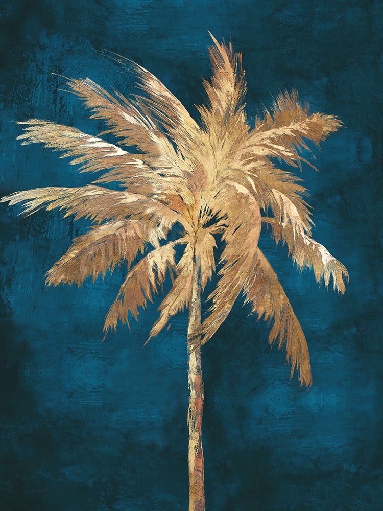 Wall Art Painting id:397645, Name: Golden Night Palm , Artist: Watts, Eva