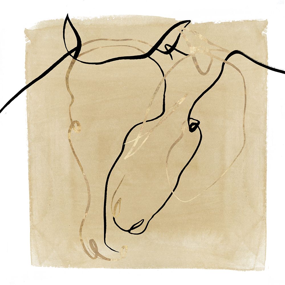Wall Art Painting id:447700, Name: Great Stallion II  , Artist: Isabelle Z 