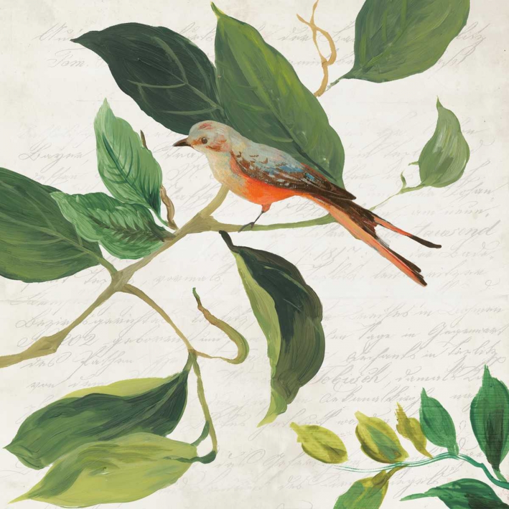 Wall Art Painting id:107158, Name: Singing Bird I, Artist: Jensen, Asia