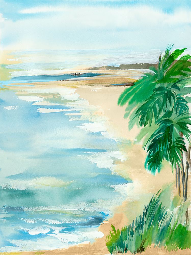 Wall Art Painting id:540127, Name: Beach of Paradise I, Artist: Lera