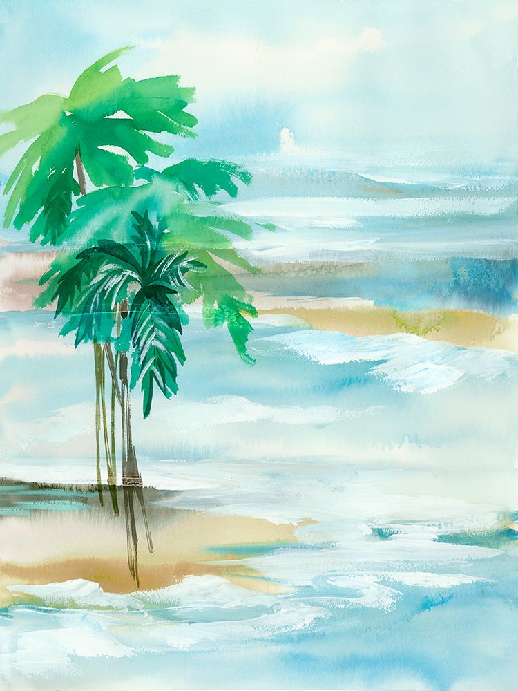Wall Art Painting id:540128, Name: Beach of Paradise II, Artist: Lera