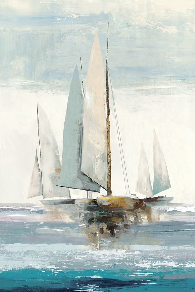 Wall Art Painting id:324123, Name: Quiet Boats, Artist: Pearce, Allison